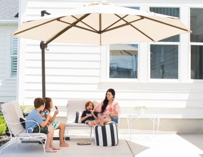 Abba Patio 11 Feet Offset Cantilever Umbrella