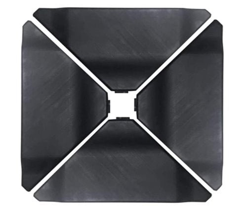 Abba Patio 4Pcs Offset Umbrella Base Plastic Cantilever Base Weights Plate Set 150-180 lb