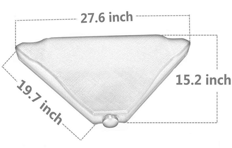 B00Y7TZQUY Abba Patio Cantilever Umbrella base- 4 plates dimensions stand