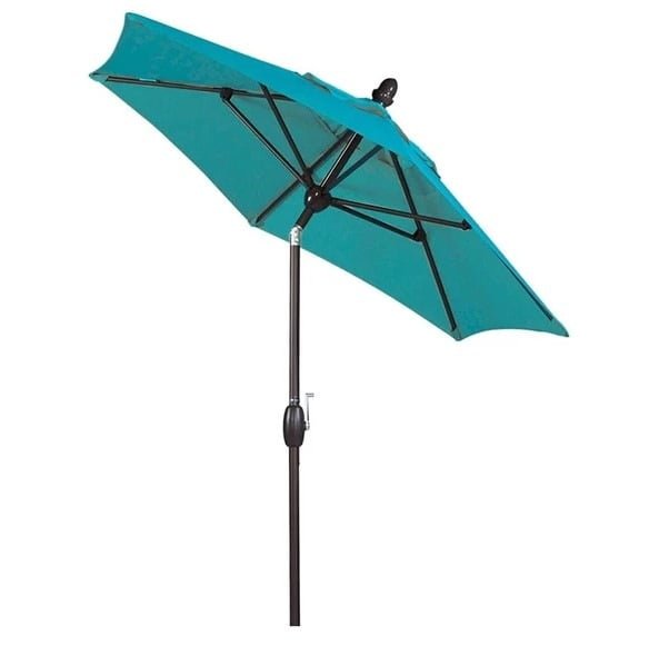 Abba Patio 7.5 Feet Market Umbrella with Push Button Tilt & Crank Review