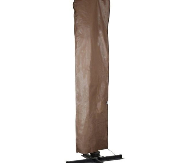 Abba Patio Offset Cantilever Patio Umbrella Parasol Cover – Brown