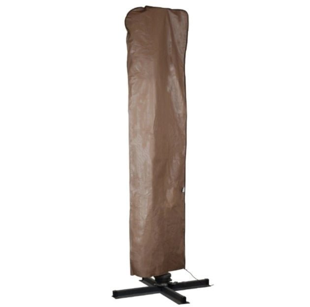 Abba Patio Offset Cantilever Patio Umbrella Parasol Cover – Brown