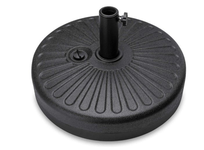 Best Choice Products 50lb Plastic Patio Umbrella Base Water or Sand Fillable