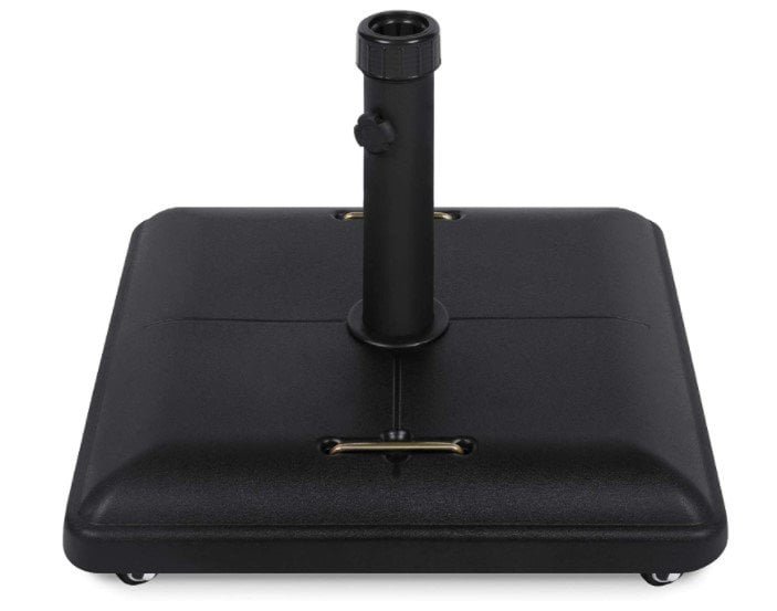Best Choice Products 81lb. Heavy Duty Concrete Umbrella Base Stand w Wheels