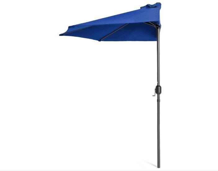 Best Choice Products 9ft Half Market Patio Umbrella w Crank