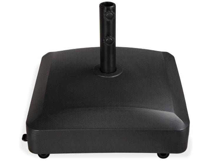 Best Product Choice Fillable Mobile Umbrella Base Stand w 4 Wheels, 2 Locks, 137lb