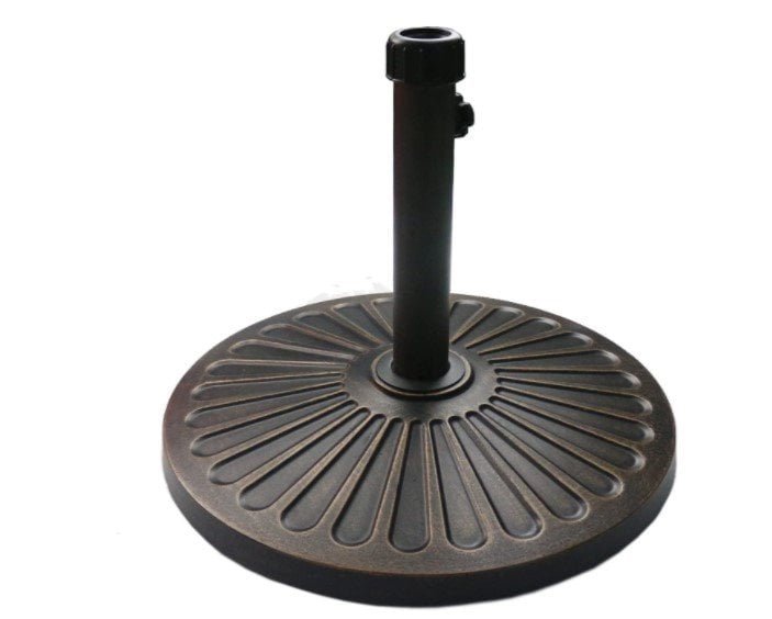 Sunnyglade 18″ 30.2-lbs Heavy Duty Round Antiqued Umbrella Base for Patio