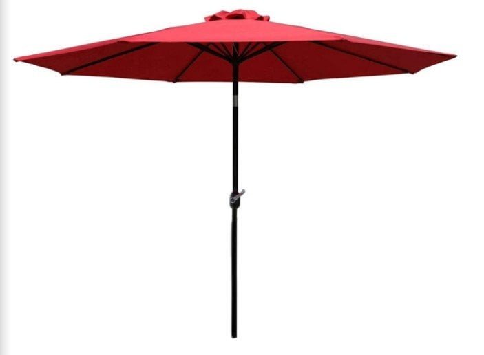 Sunnyglade 9Ft Patio Umbrella Outdoor Table Umbrella (Iron Pole)