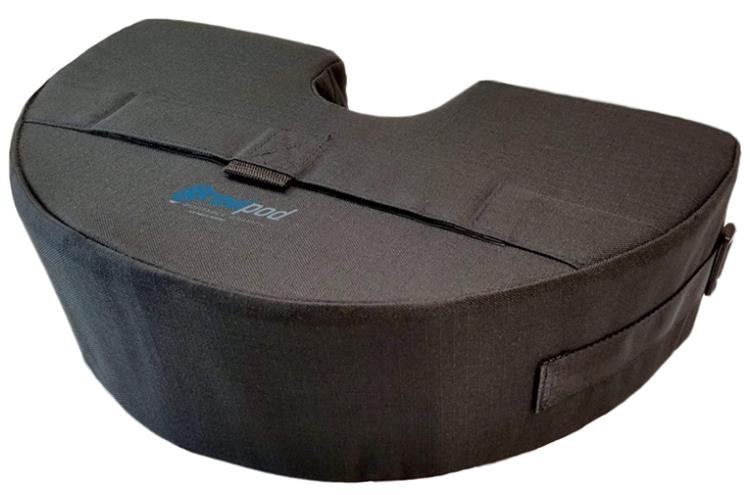 Gravipod Half-Round Umbrella Base Weight Bag - Up to 50 lbs