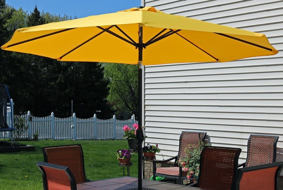 Sunnydaze Patio Umbrellas and Bases Review