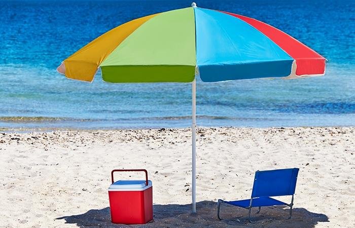 Coolaroo Jumbo 2.3m Round Beach Umbrella
