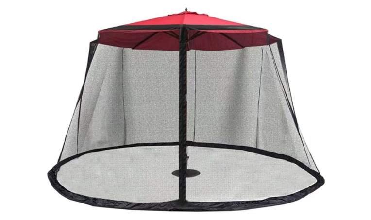 ABCCANOPY Outdoor 9FT Patio Umbrella Table Cover Mosquito Polyester Netting Screen