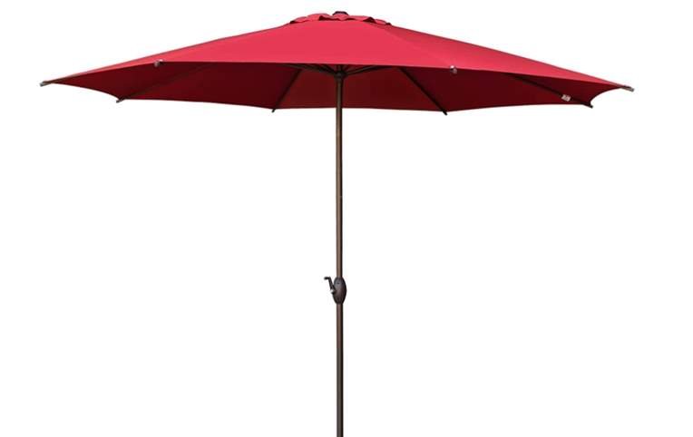 Abba Patio 11ft Patio Umbrella Outdoor Umbrella Patio Market Table Umbrella with Push Button Tilt and Crank