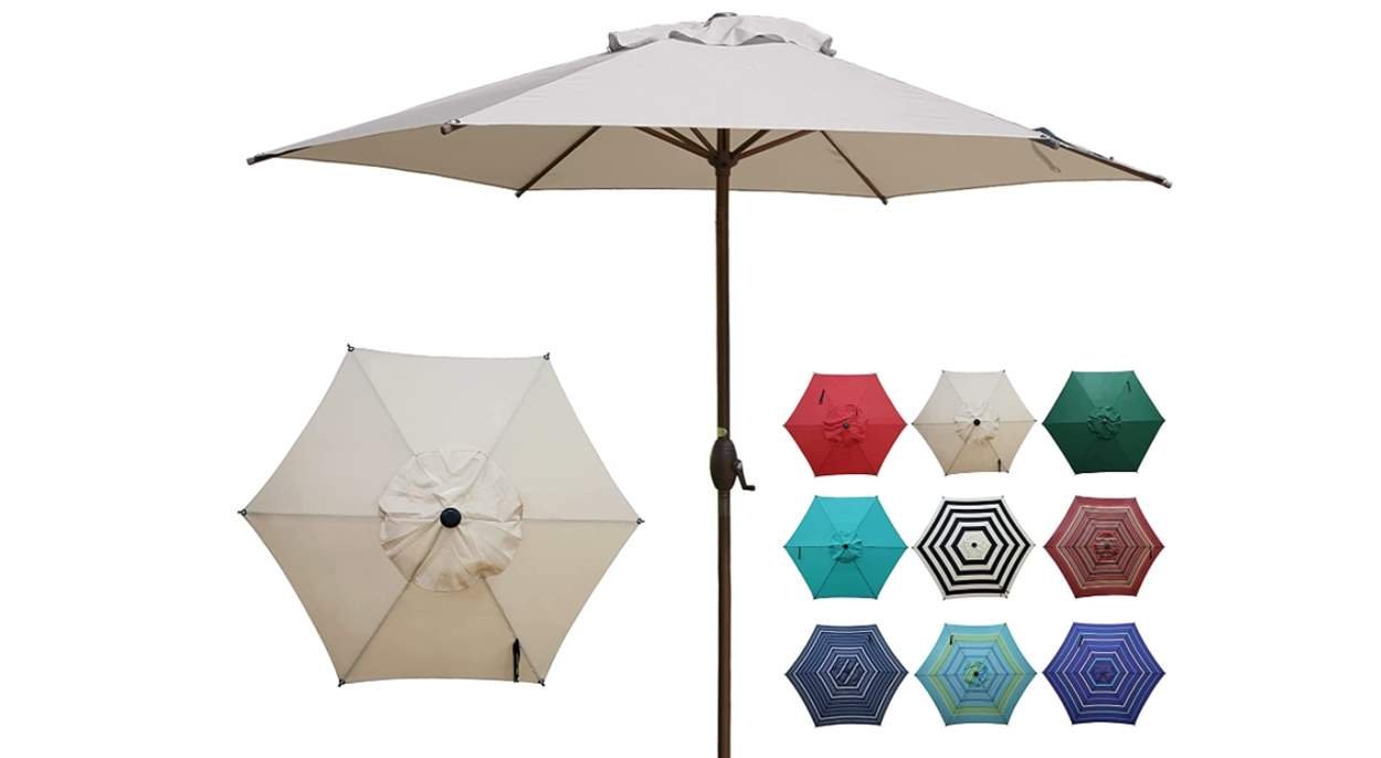 Abba Patio Market Umbrella 11ft Beige