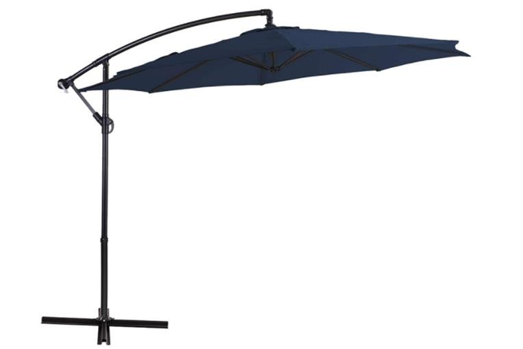 PHI VILLA 10ft Offset Patio Umbrella Outdoor Hanging Umbrella