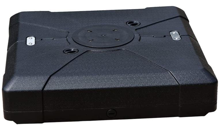 PURPLE LEAF Offset Patio Umbrella Base Sand Water Filled Square