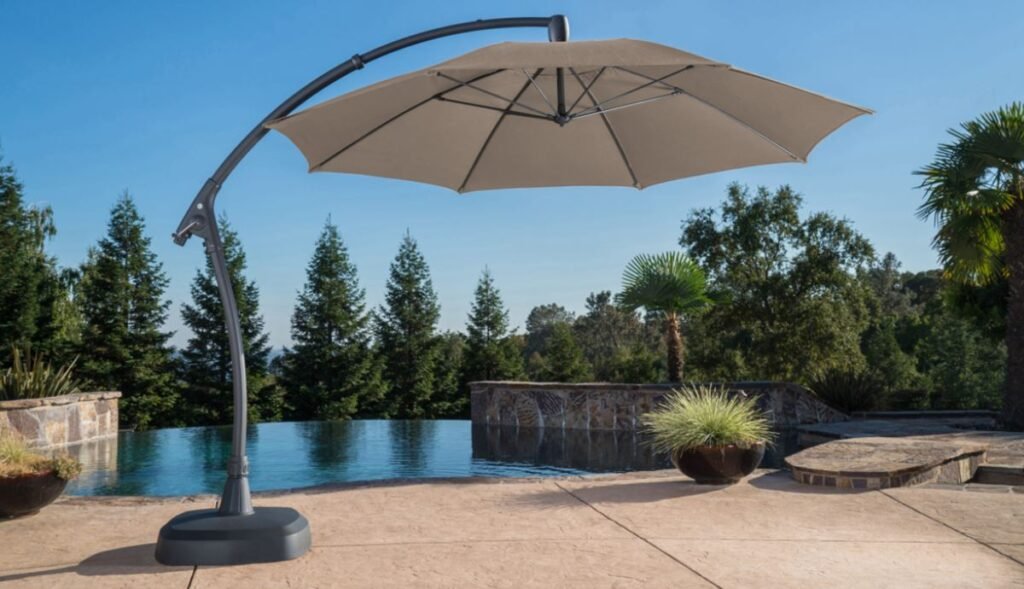Proshade Umbrellas - Proshade 11ft Cantilever Umbrella with a Base