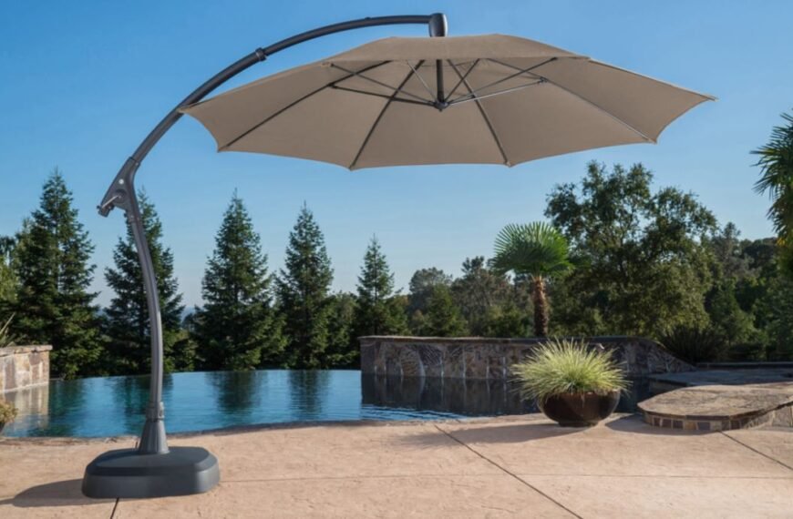 Proshade Umbrellas - Proshade 11ft Cantilever Umbrella with a Base