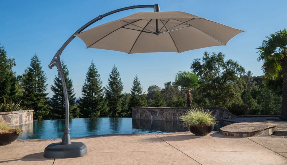 Proshade Umbrellas - Proshade 11ft Cantilever Umbrella with a Base