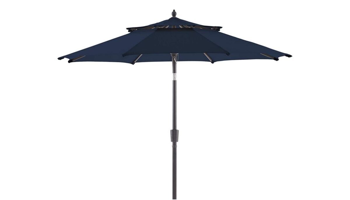 Wikiwiki 2-tier umbrella - Navy blue